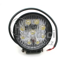 LED Pracovní světlo 27W, Kulaté