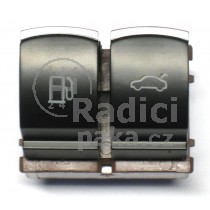Ovládání vypínač otvoru nádrže a kufrových dveří VW Passat B6, chrom
