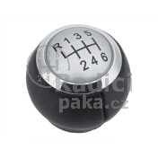 Hlavice řadící páky Toyota RAV4, stříbrná, 6 stupňová, 14mm