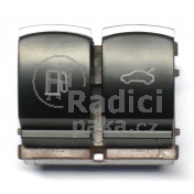 Ovládání vypínač otvoru nádrže a kufrových dveří VW Passat B6, chrom